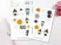 Preview: Halloween Kids Sticker Set